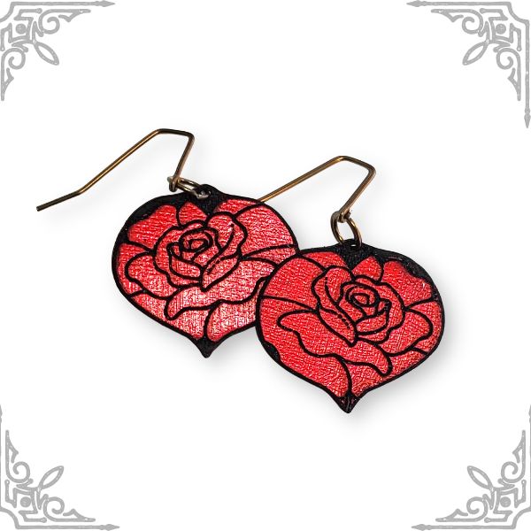 Rose heart- 3 Color choices