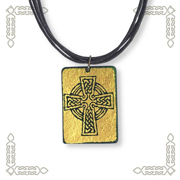 Diamond Gold Celtic Cross Necklace